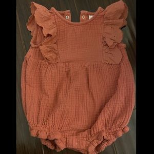 Baby Girl Gauze Romper